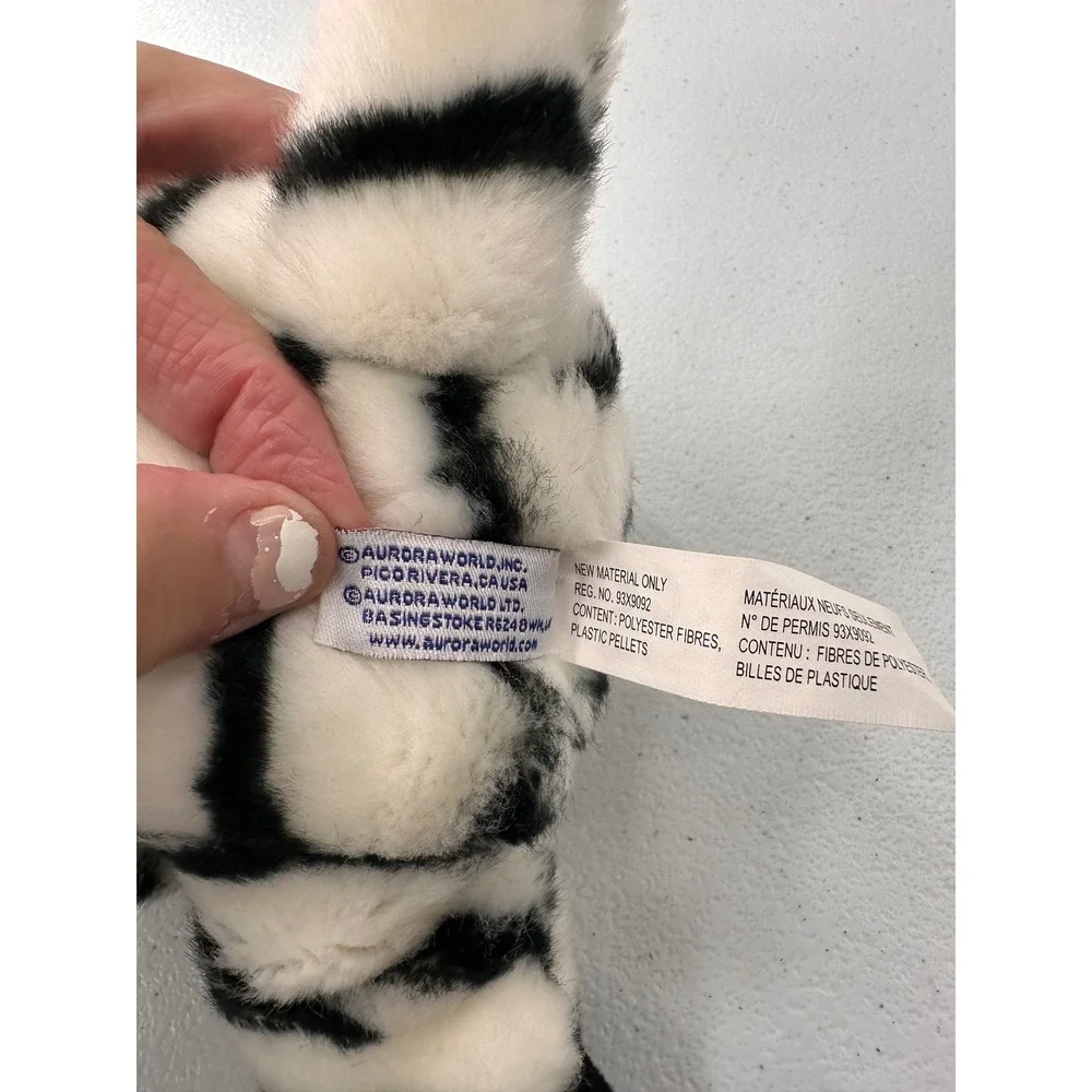 Aurora Zebra Plush Stuffed Animal Safari Lovey 11 Inch Black White Kids Toy 034